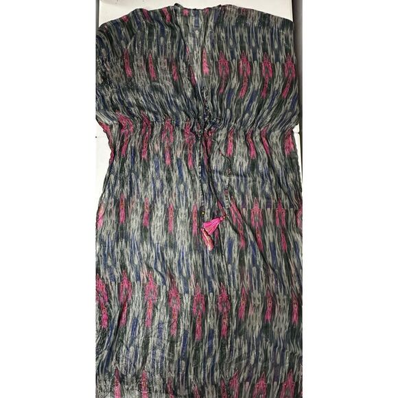 Fashion Nova Swim Cover Up Long Kimono Multicolore Size 1X - Picture 3 of 15